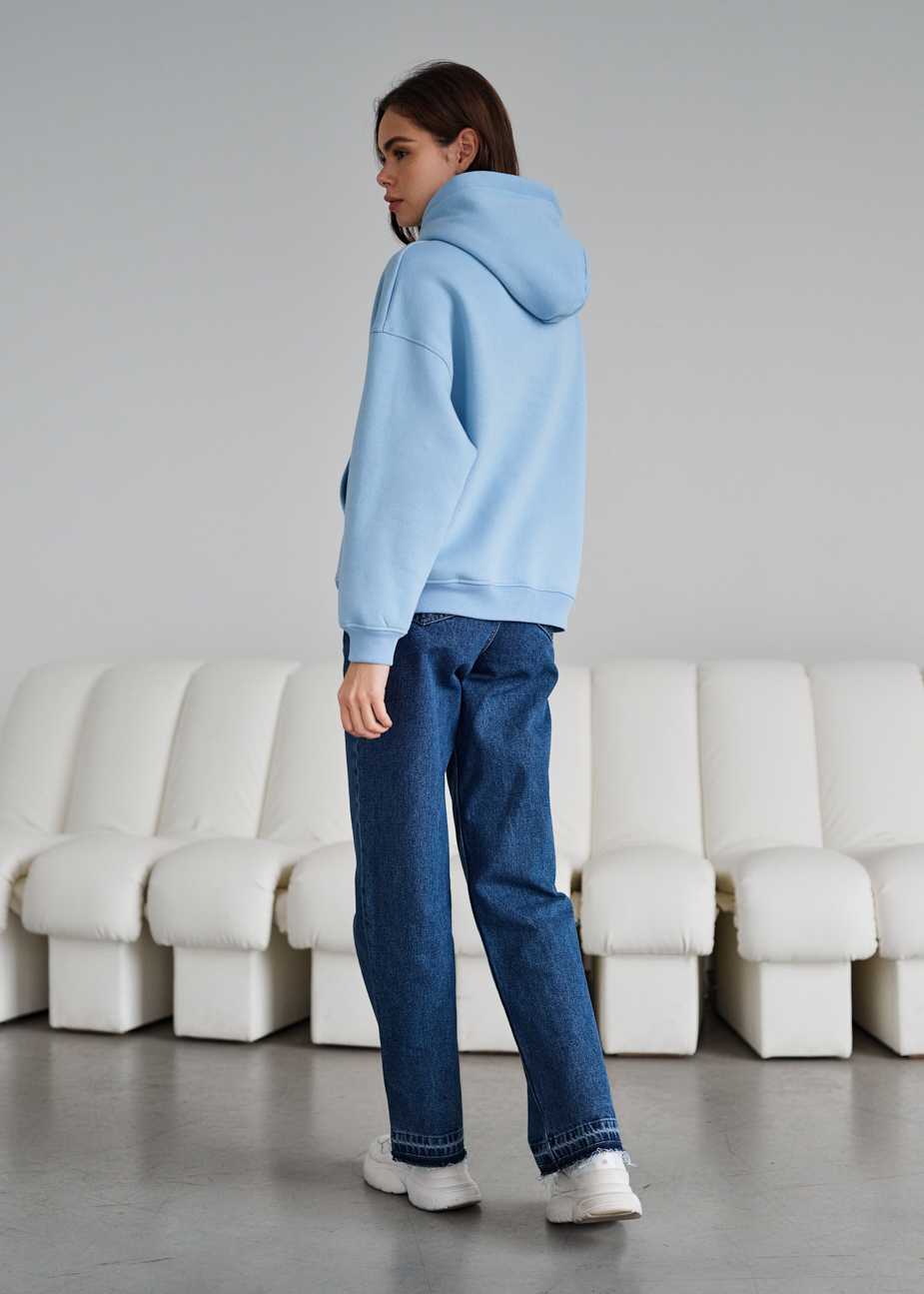 Hanorac de damă Staff logo oversize fleece