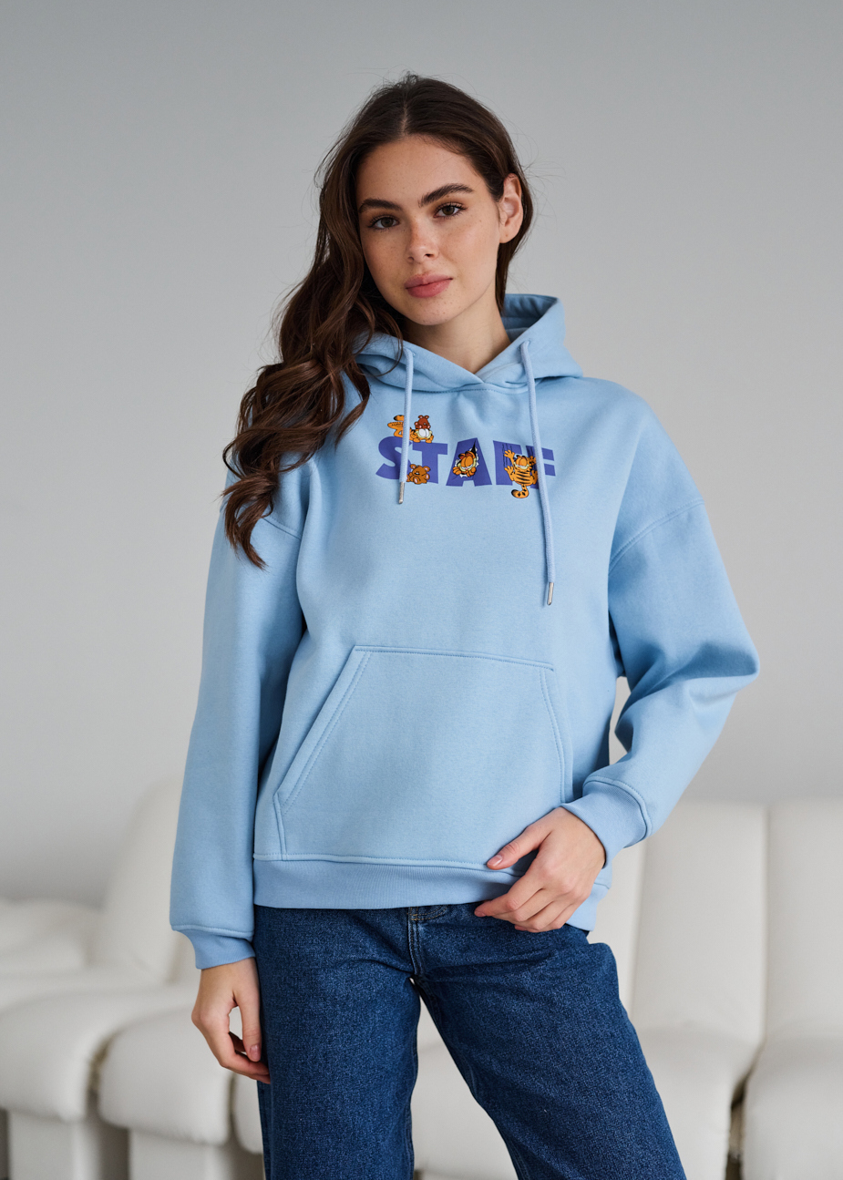 Hanorac de damă Staff logo oversize fleece