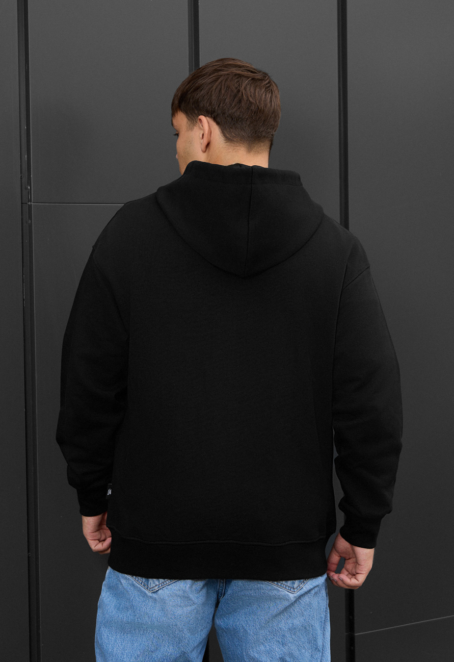 Hanorac Staff black zip oversize