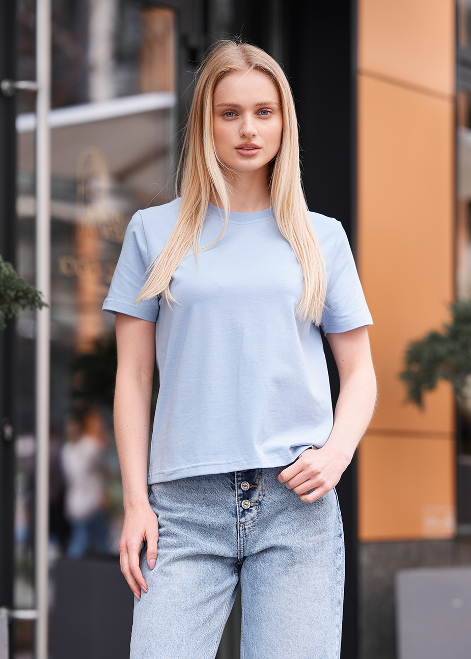 Tricou de damă Staff sum light blue