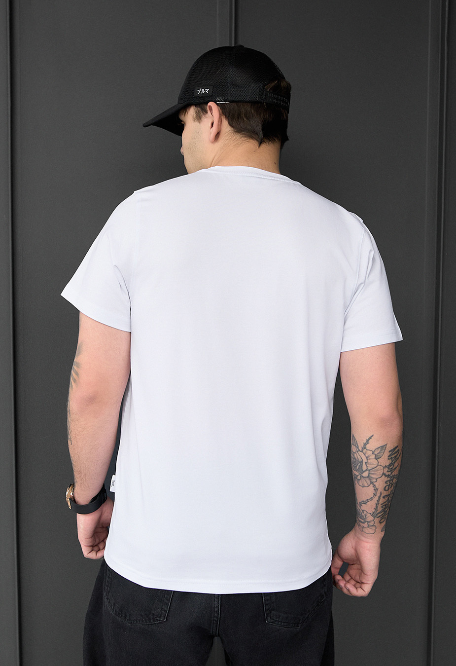 Tricou Staff white basic