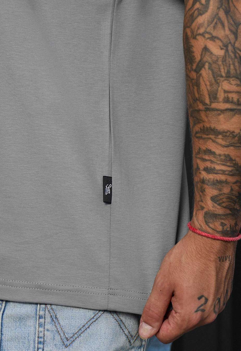 Tricou Staff gray basic