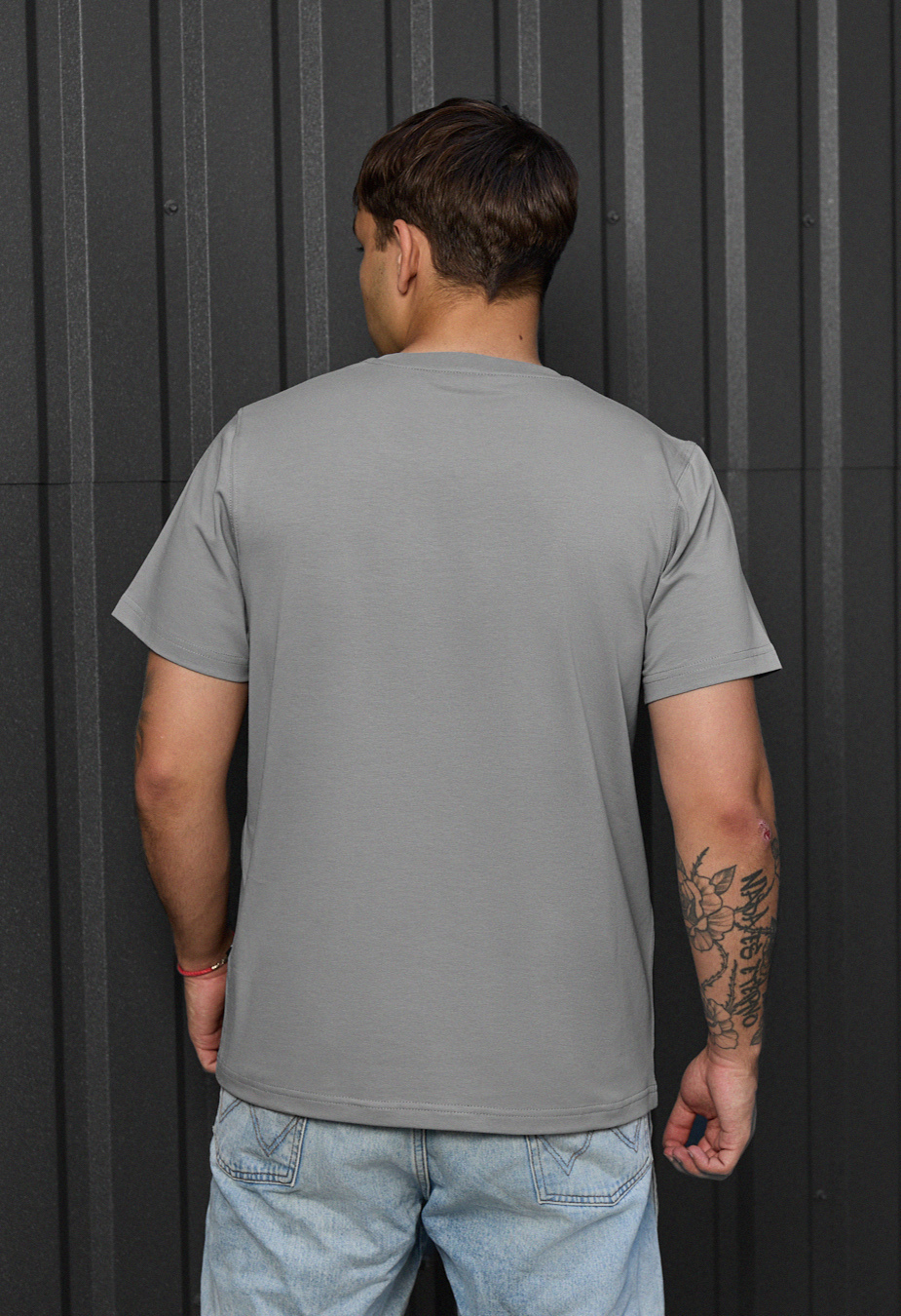 Tricou Staff gray basic
