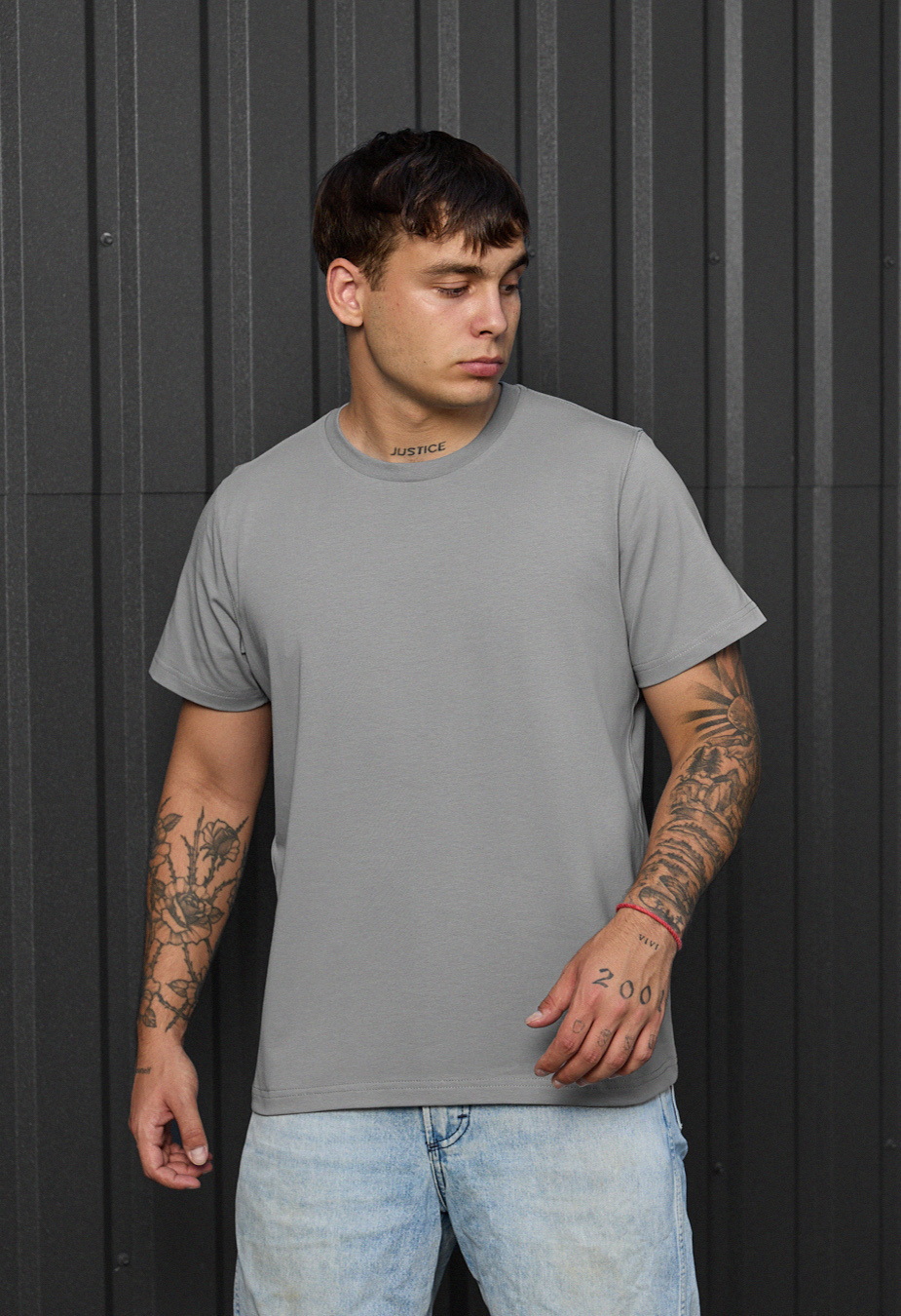 Tricou Staff gray basic