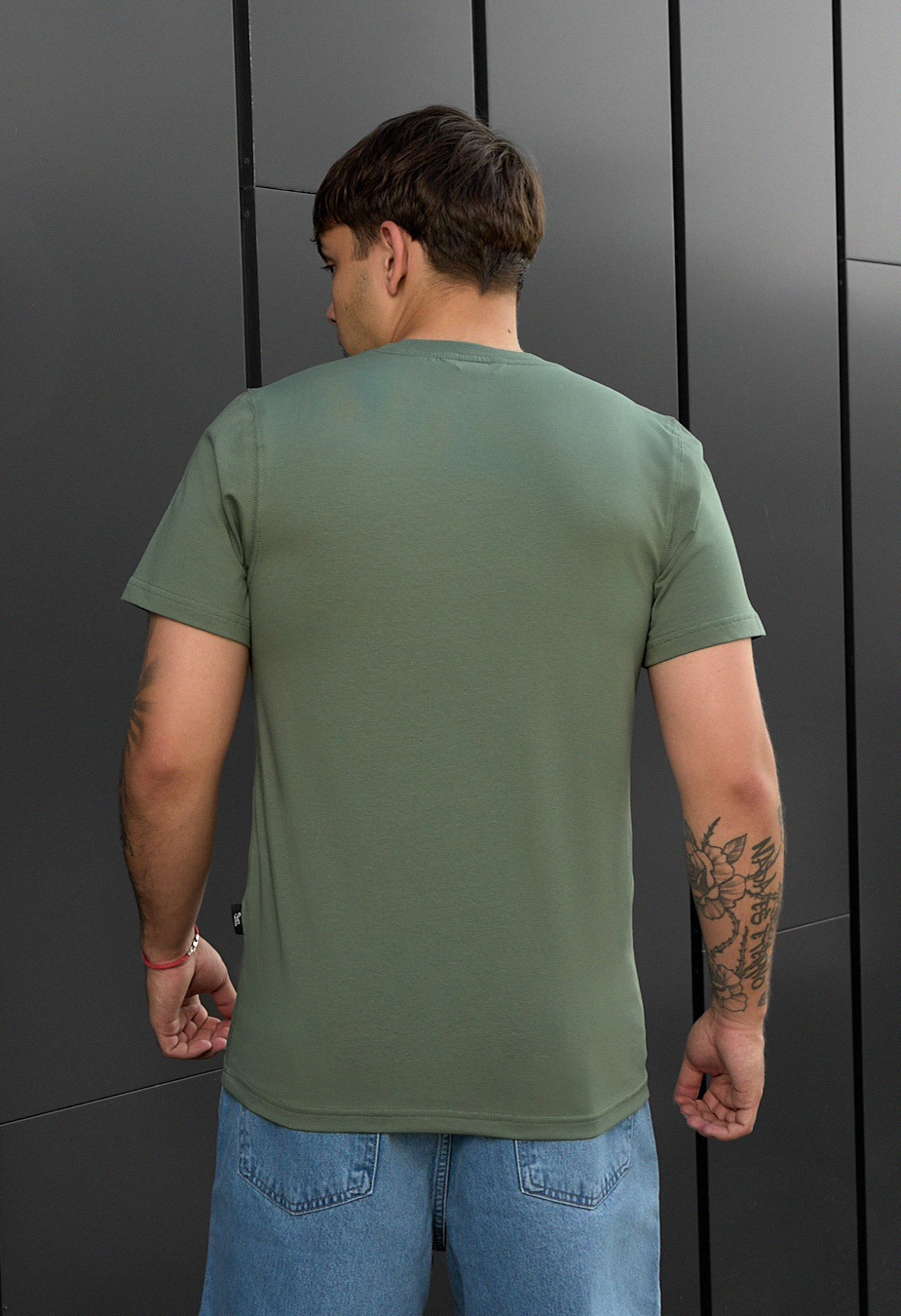 Tricou Staff green basic