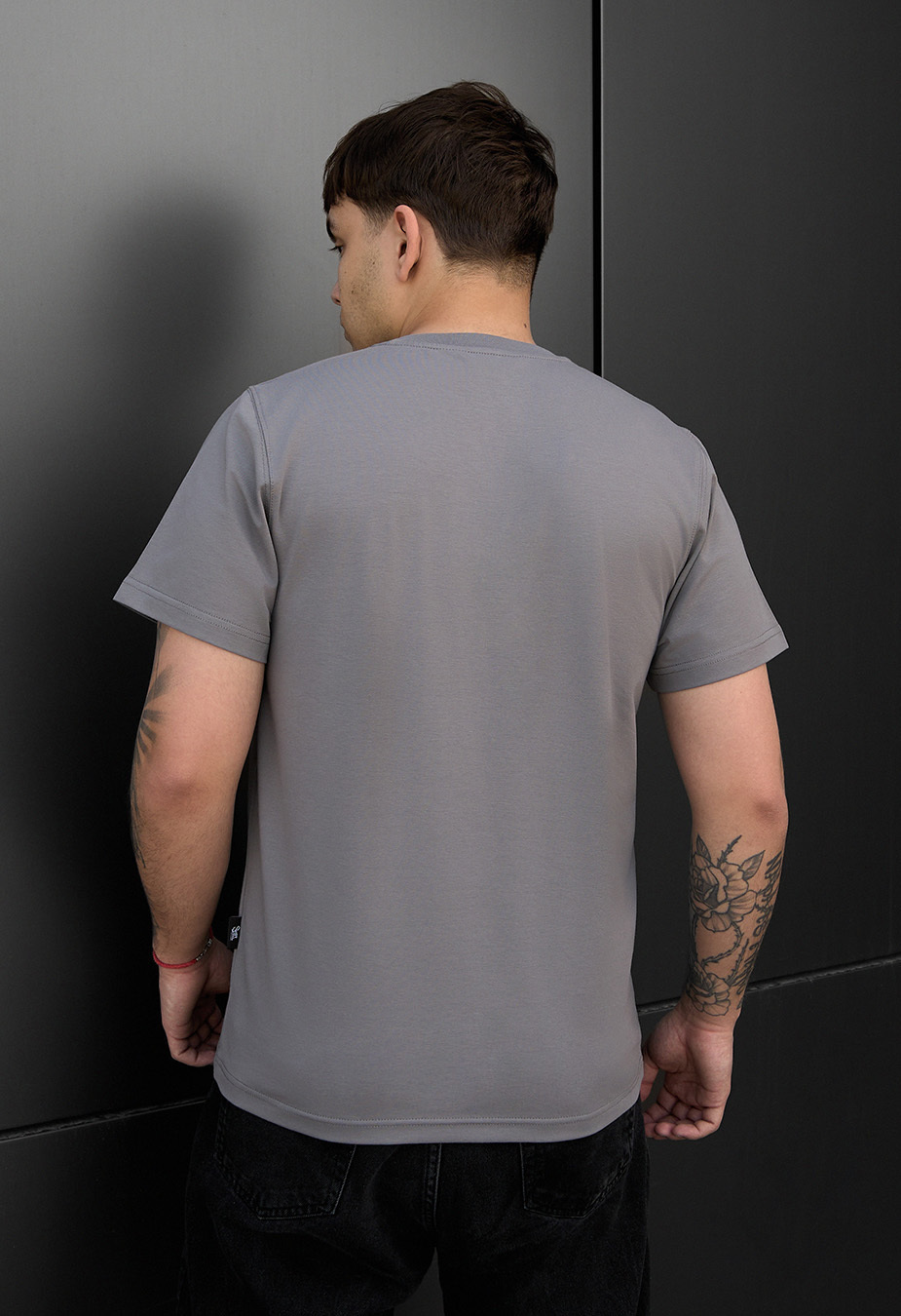 Tricou Staff gray basic
