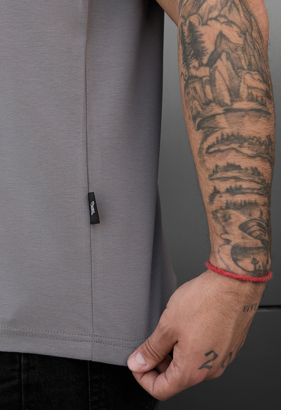Tricou Staff gray basic