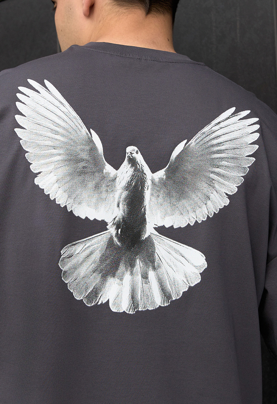 Tricou Staff dove oversize