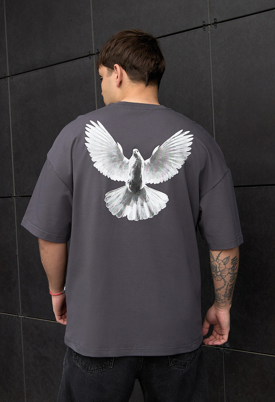Tricou Staff dove oversize