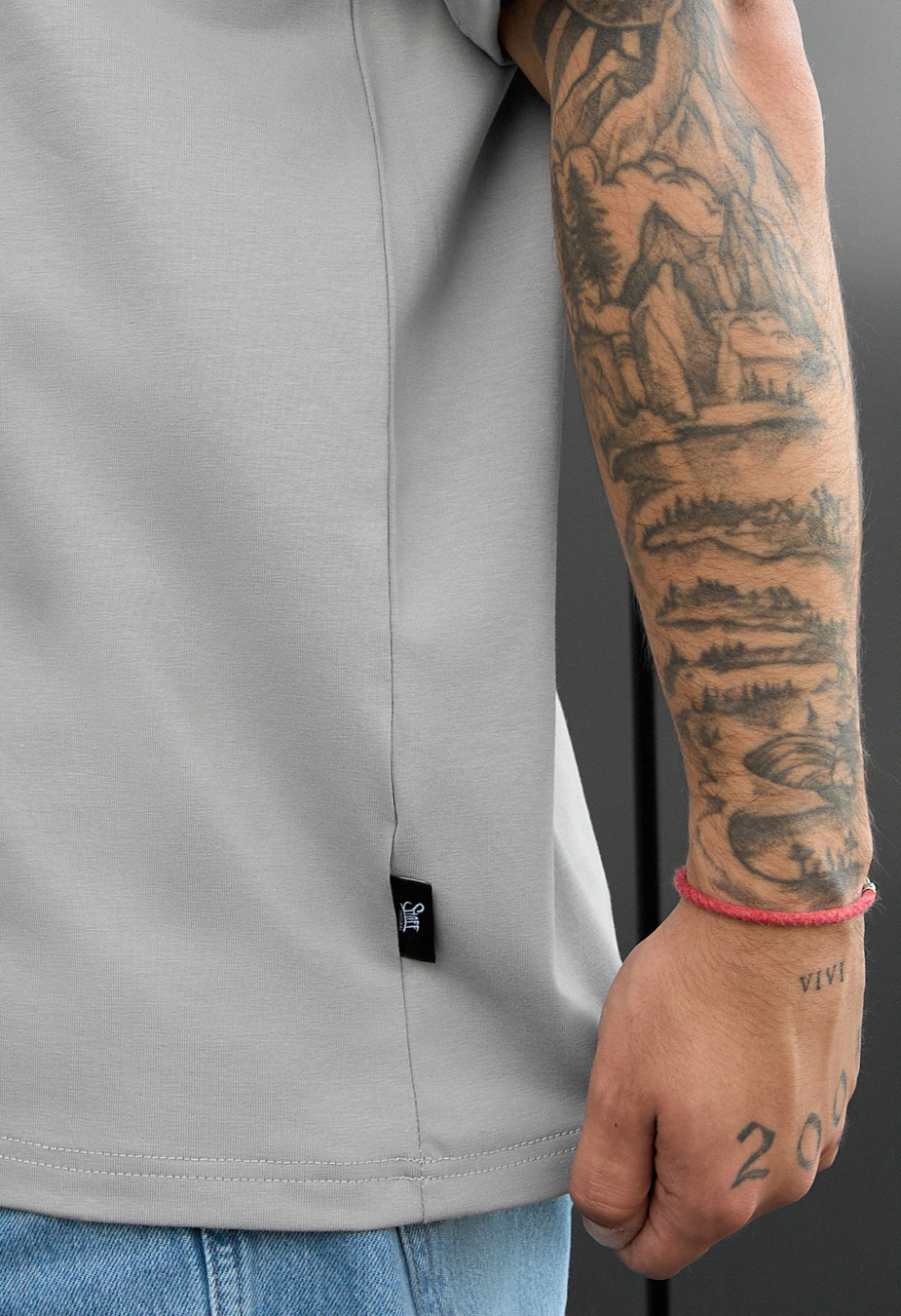 Tricou Staff reglan gray