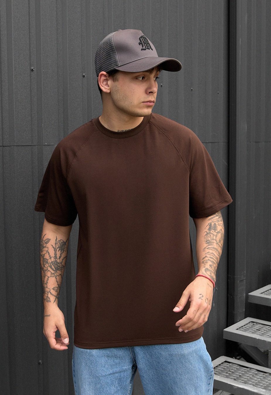 Tricou Staff reglan brown