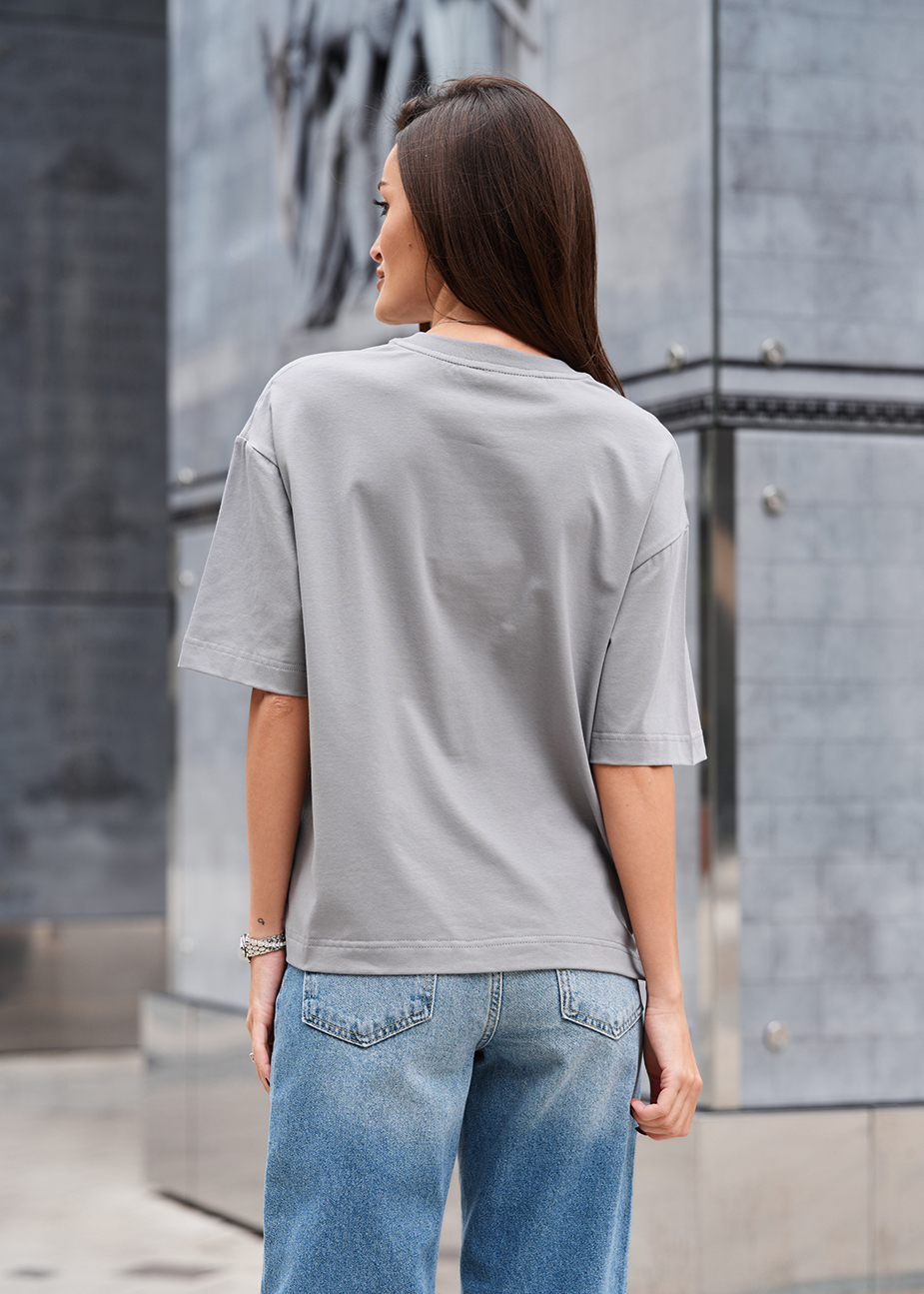 Tricou de damă Staff gray oversize