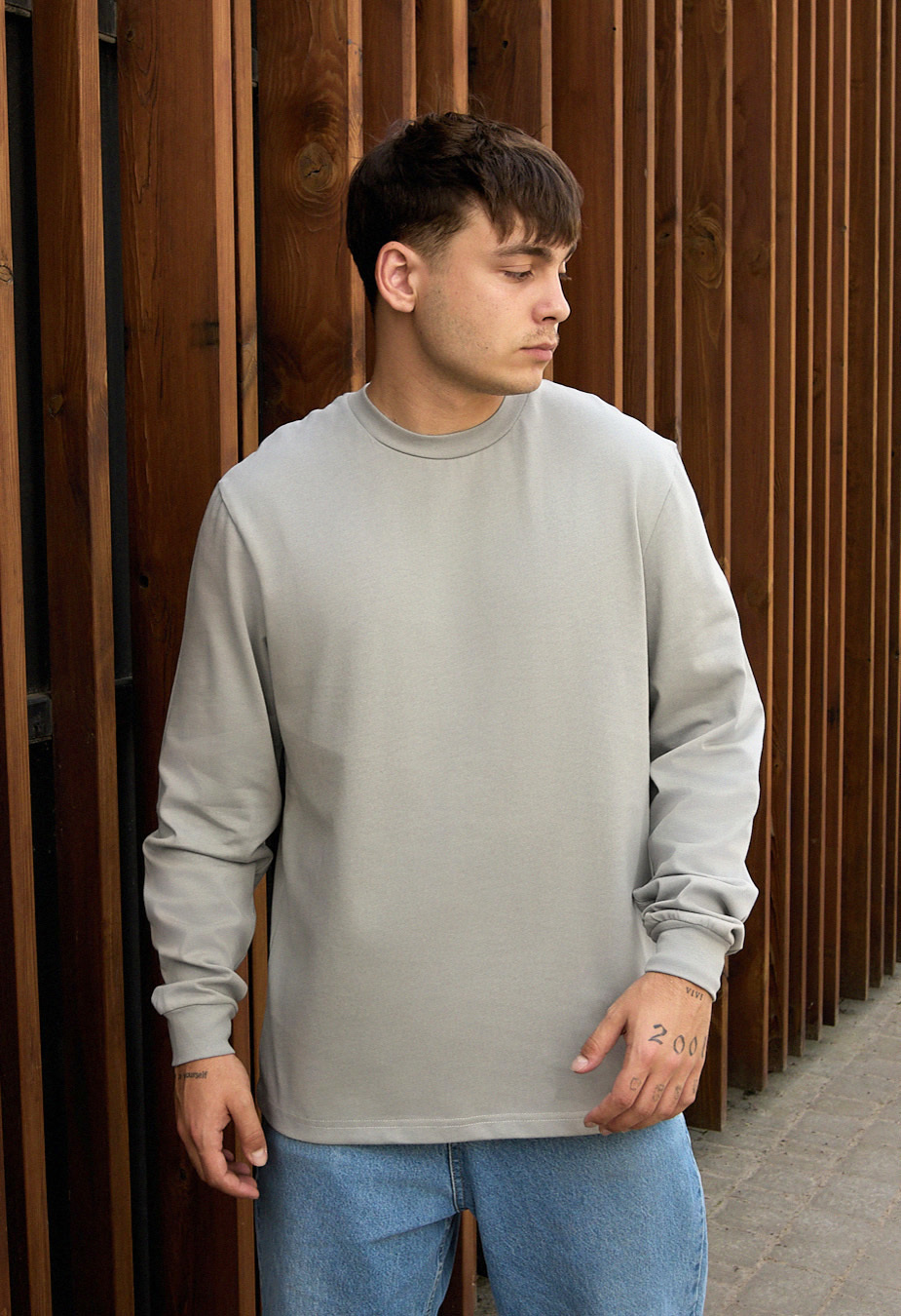 Bluză Staff gray oversize