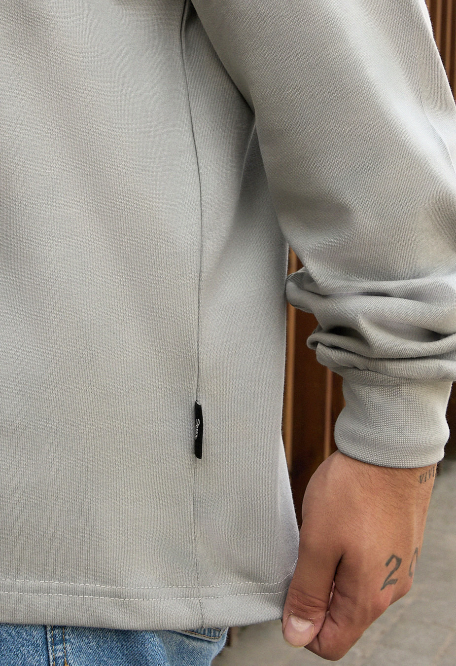 Bluză Staff gray oversize