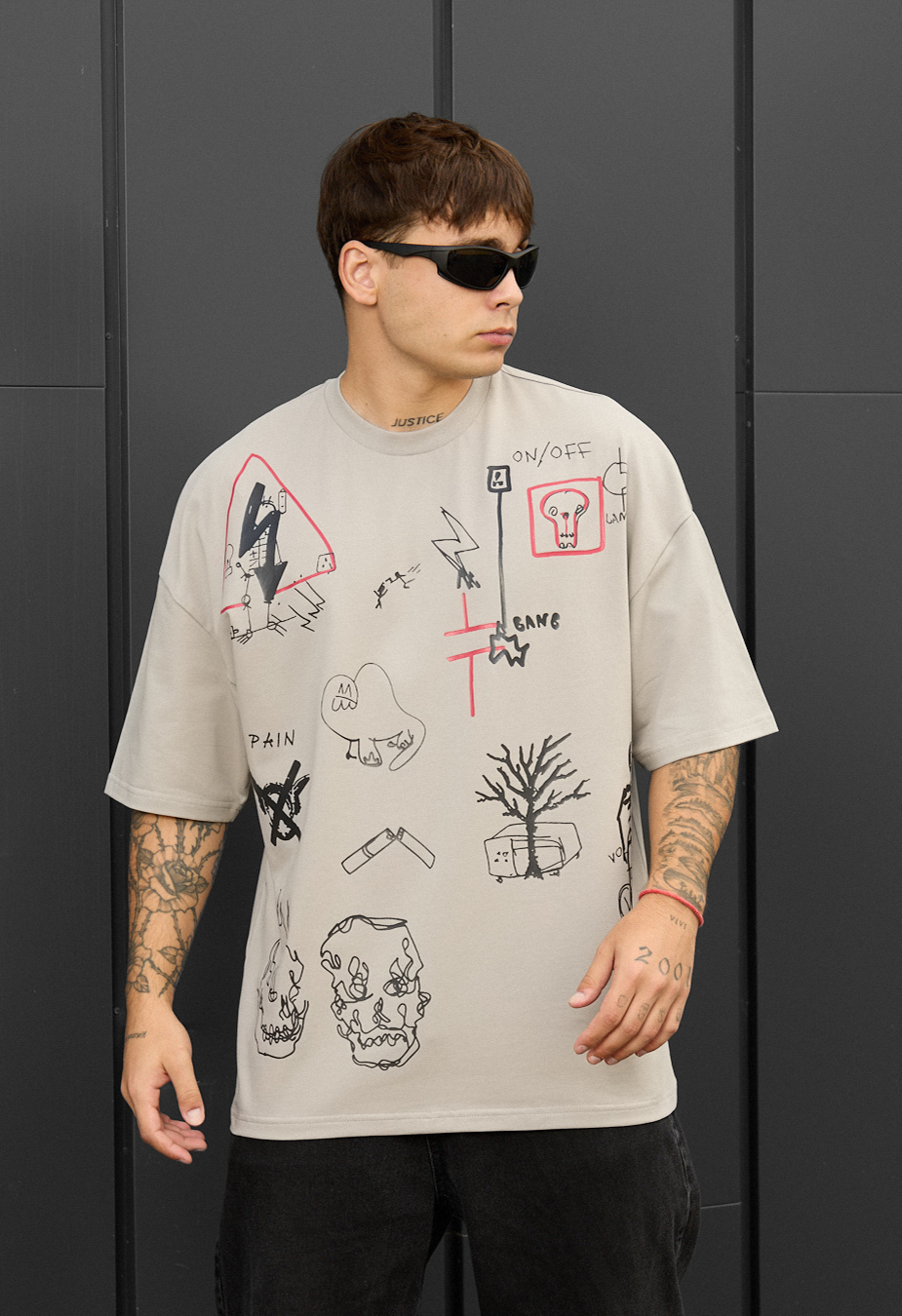 Tricou Staff on-off oversize