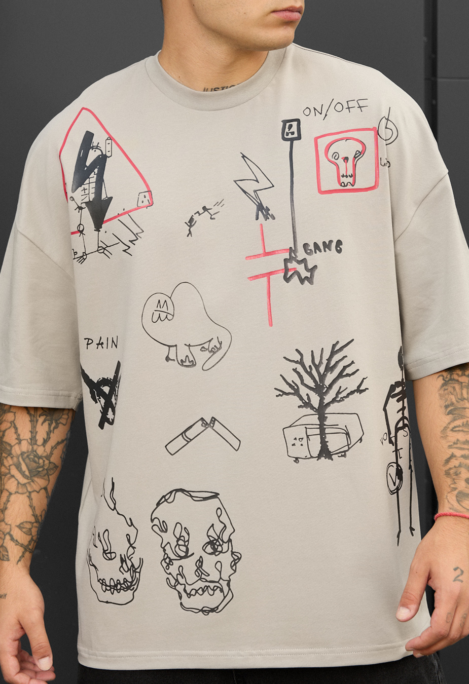 Tricou Staff on-off oversize