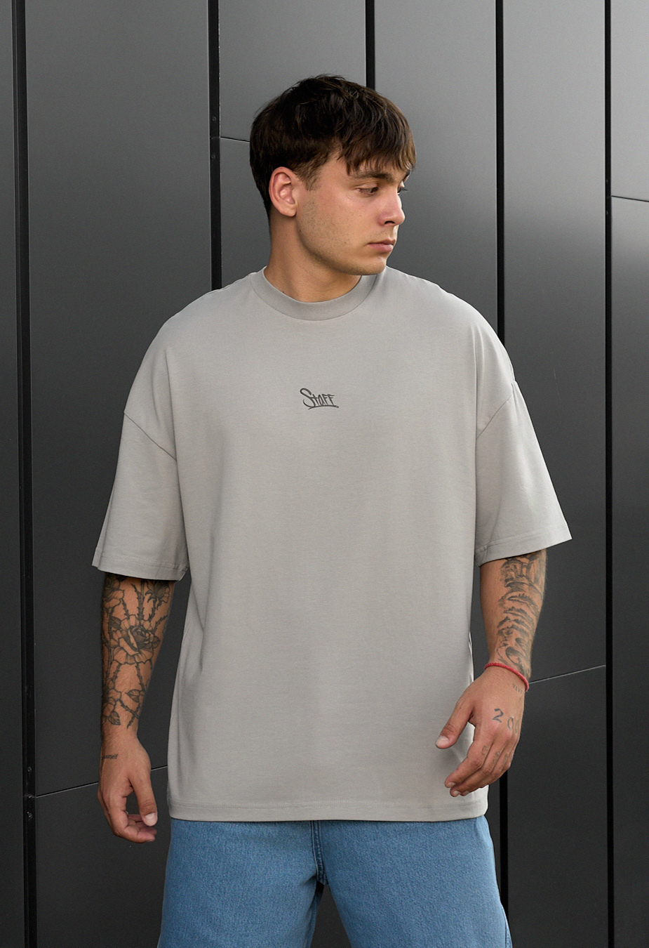 Tricou Staff night & logo oversize