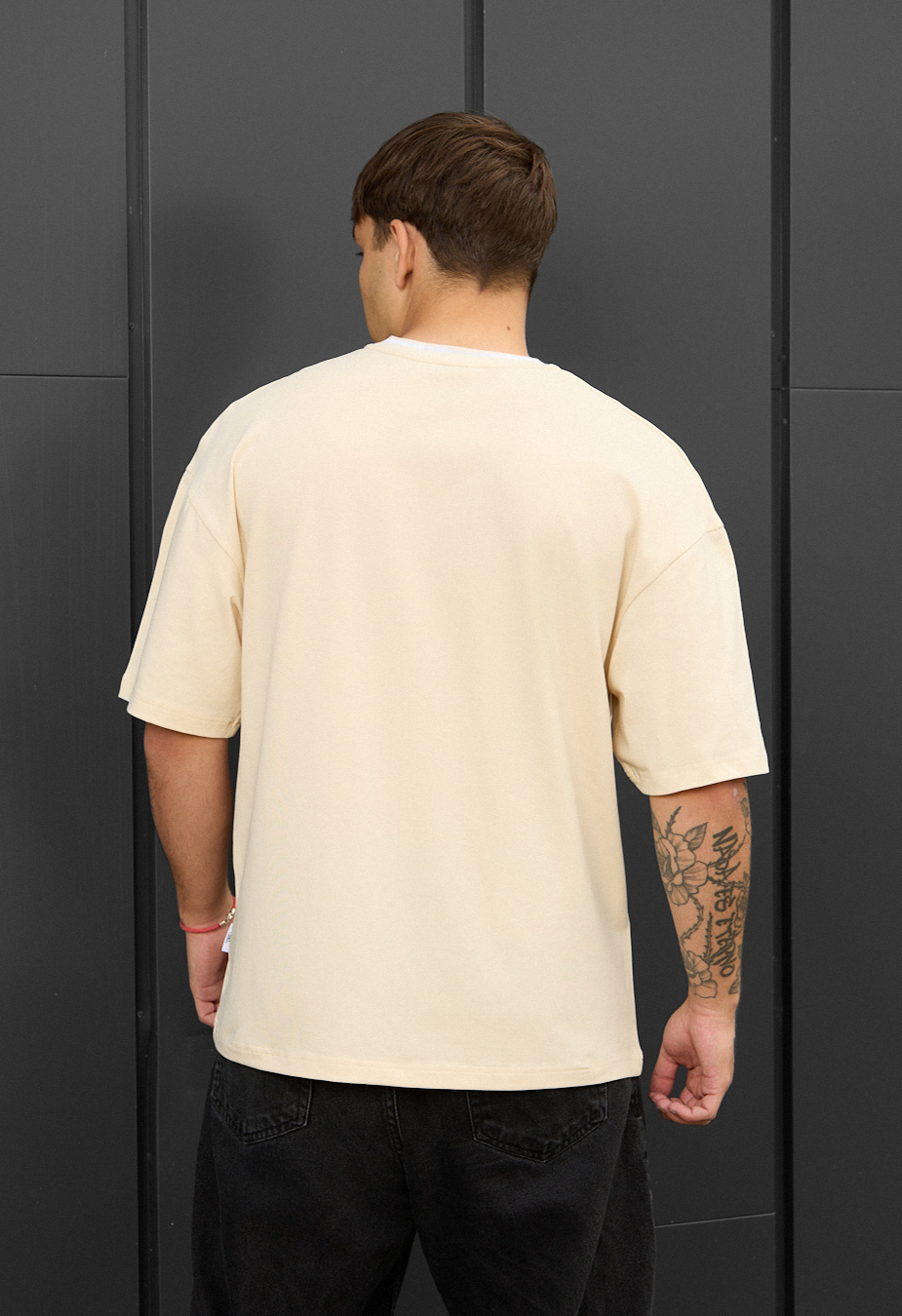 Tricou Staff milk logo oversize