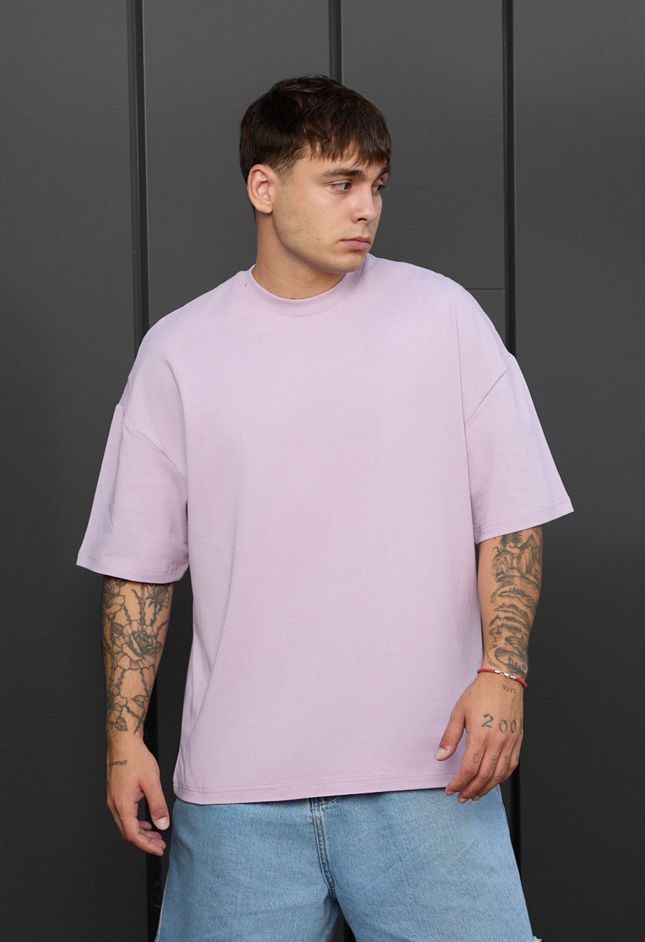 Tricou Staff lilac oversize