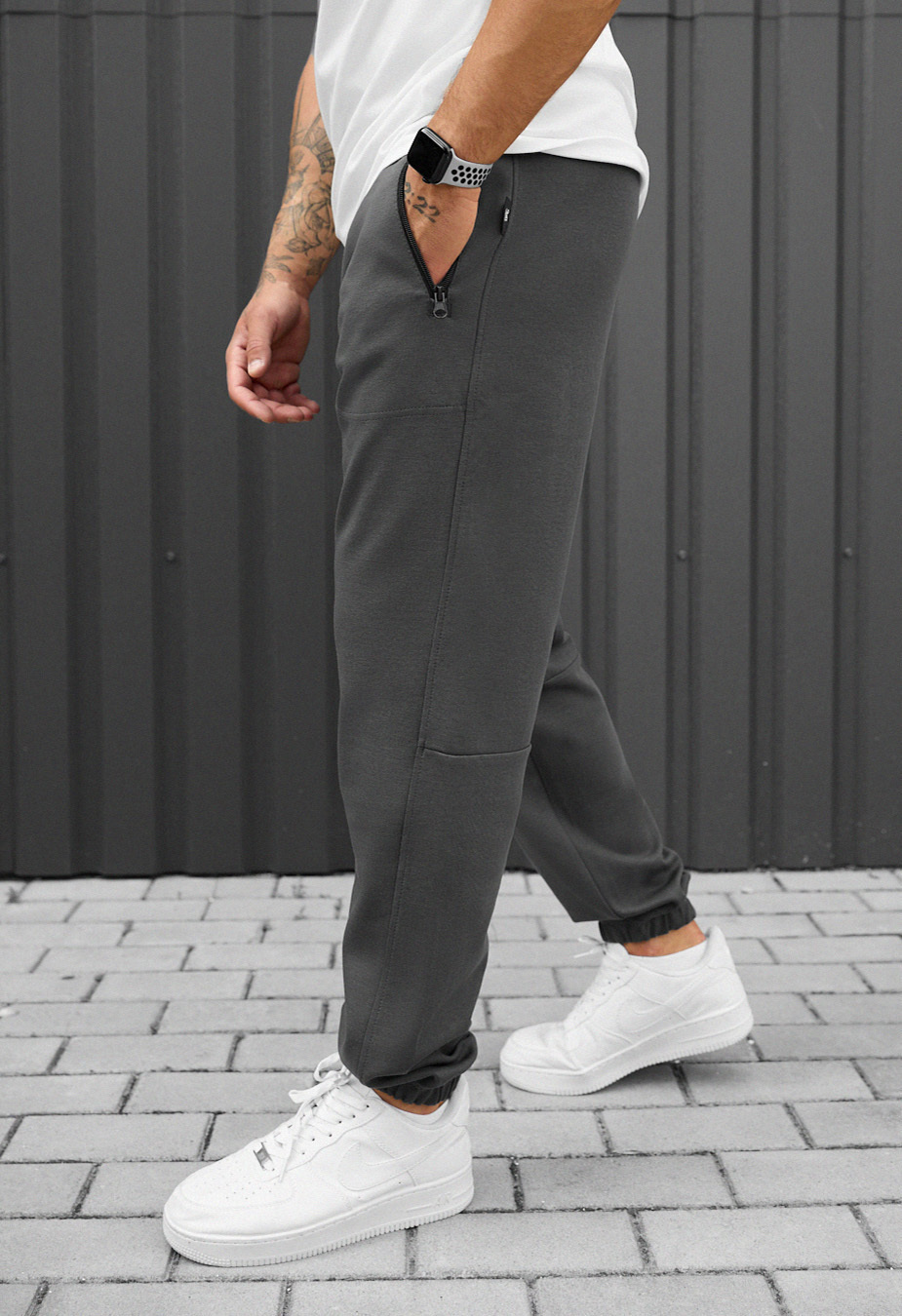 Pantaloni de trening Staff nib gray