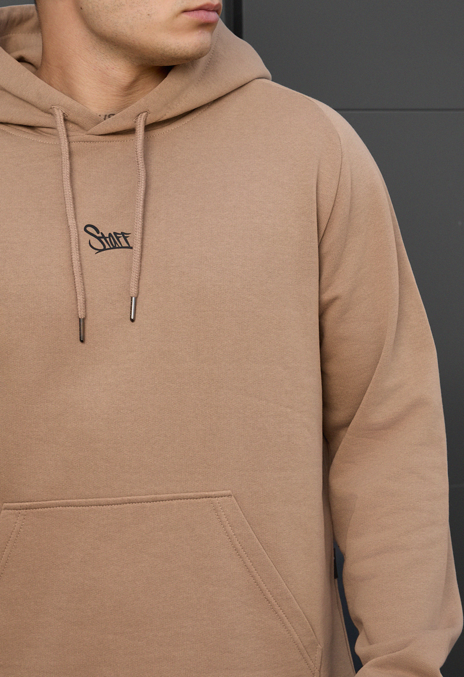 Hanorac Staff re brown logo oversize