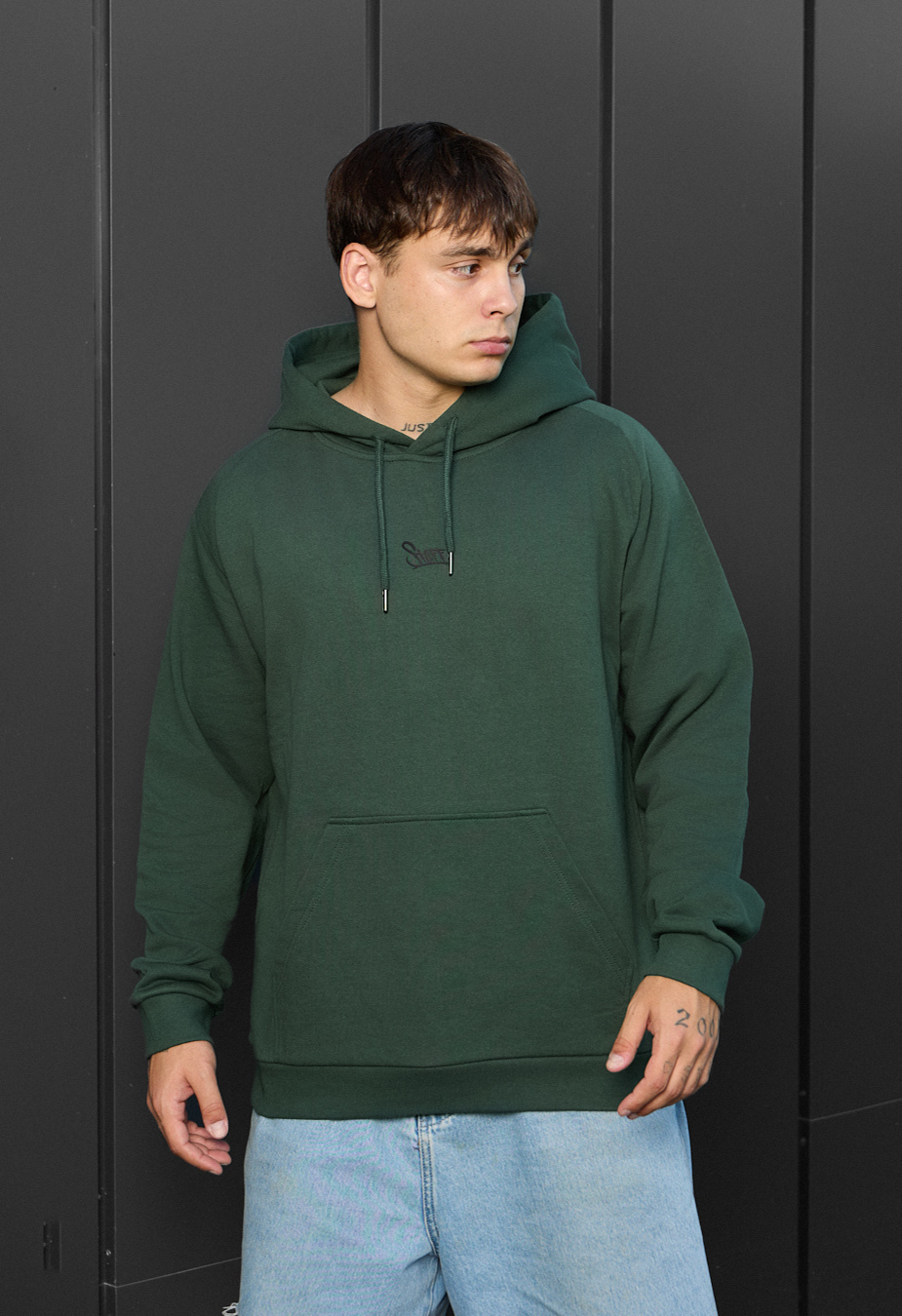 Hanorac Staff re green logo oversize