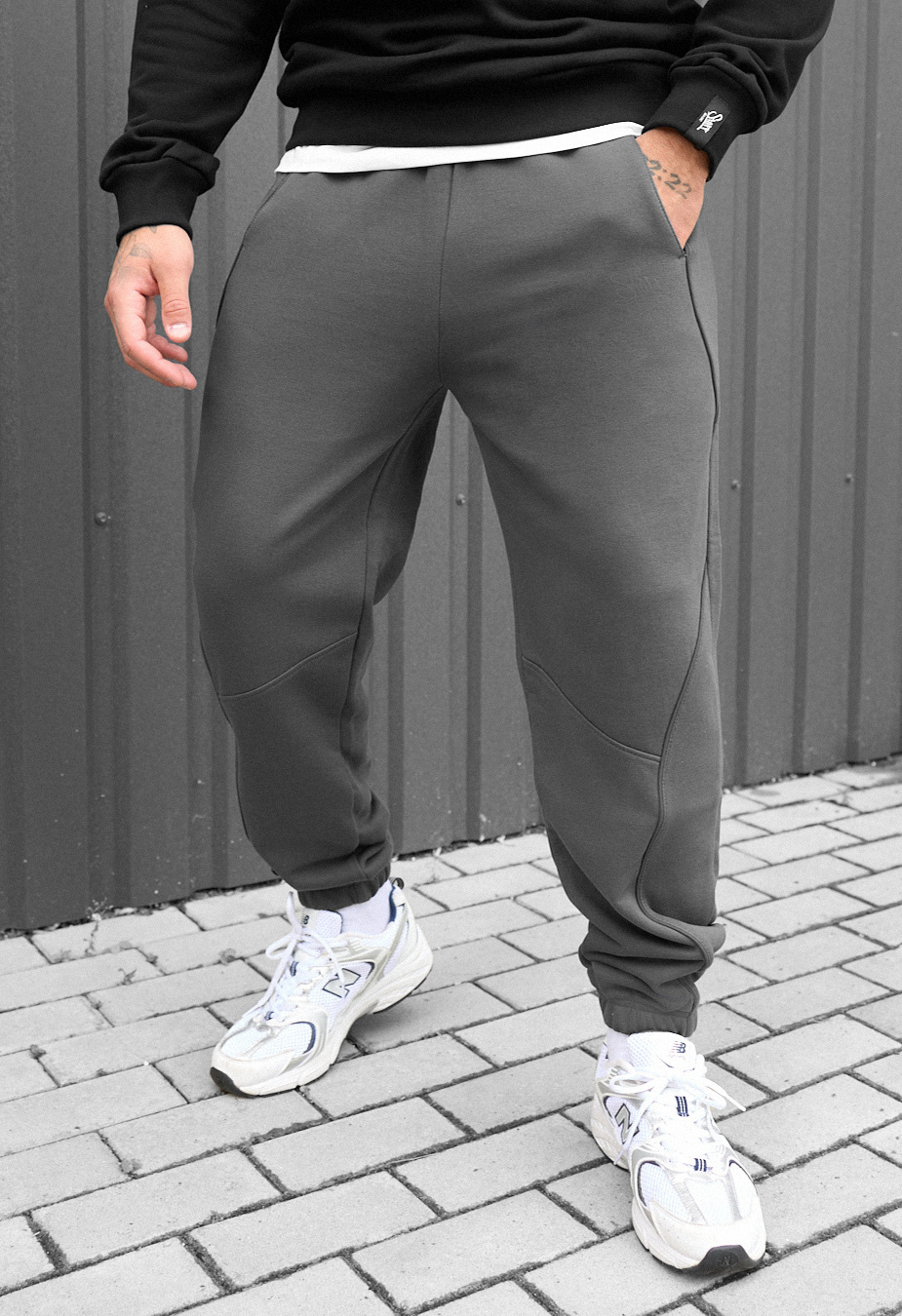 Pantaloni de trening Staff ers gray