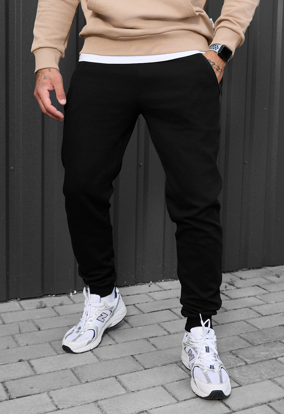 Pantaloni de trening Staff zem black