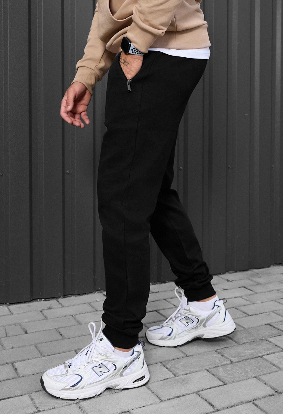 Pantaloni de trening Staff zem black
