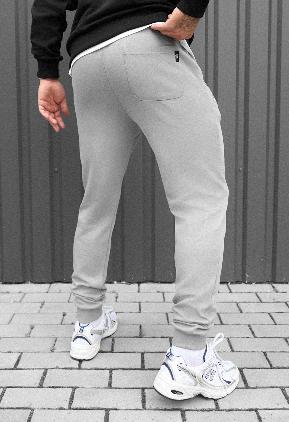 Pantaloni de trening Staff zem light gray