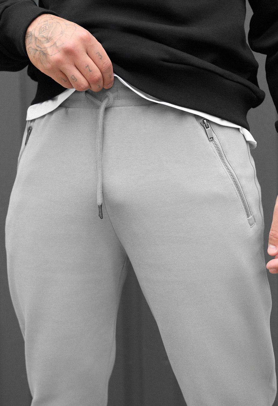 Pantaloni de trening Staff zem light gray