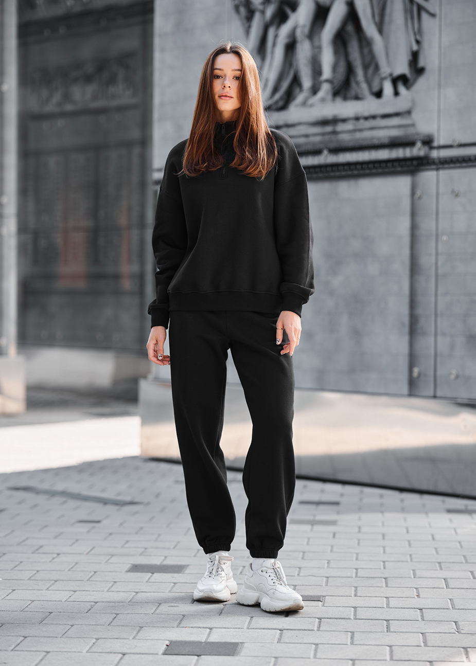 Costum de trening de damă Staff black fleece