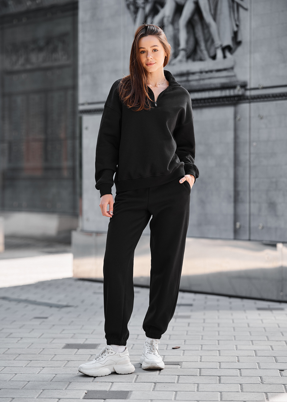 Costum de trening de damă Staff black fleece