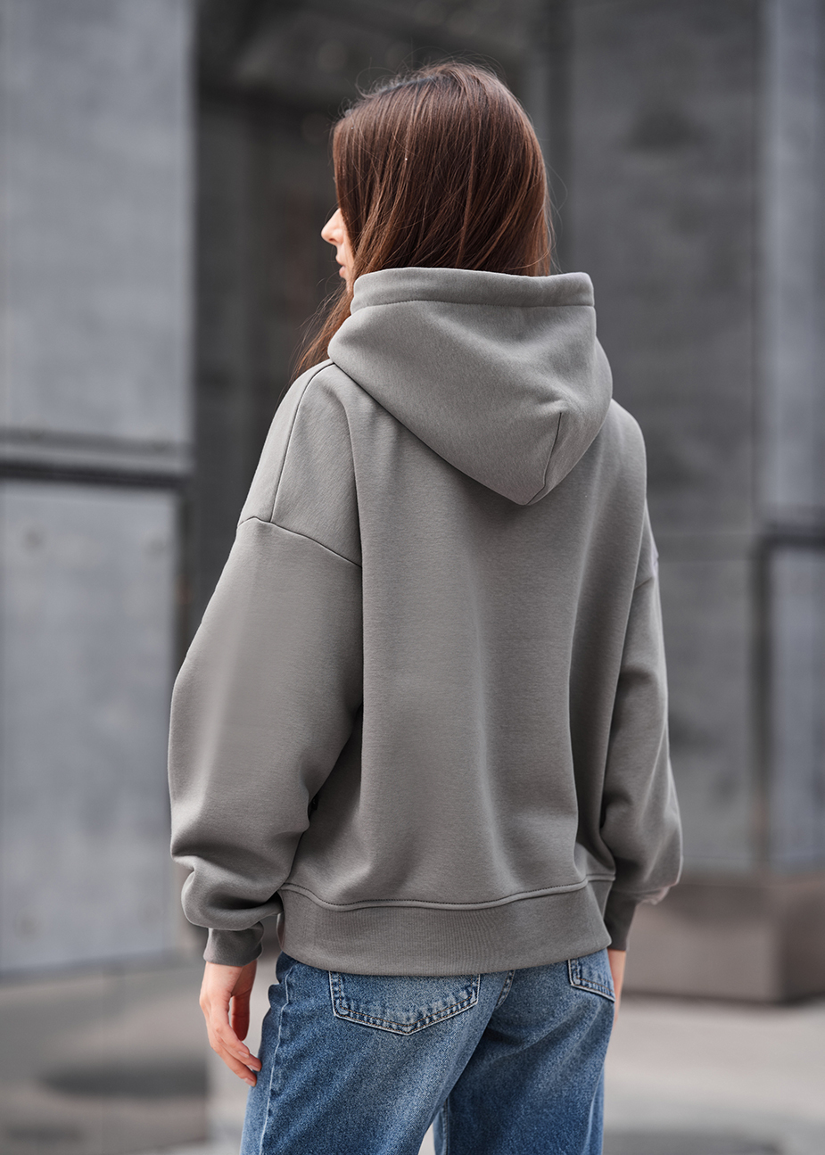 Hanorac de damă Staff ti gray oversize fleece