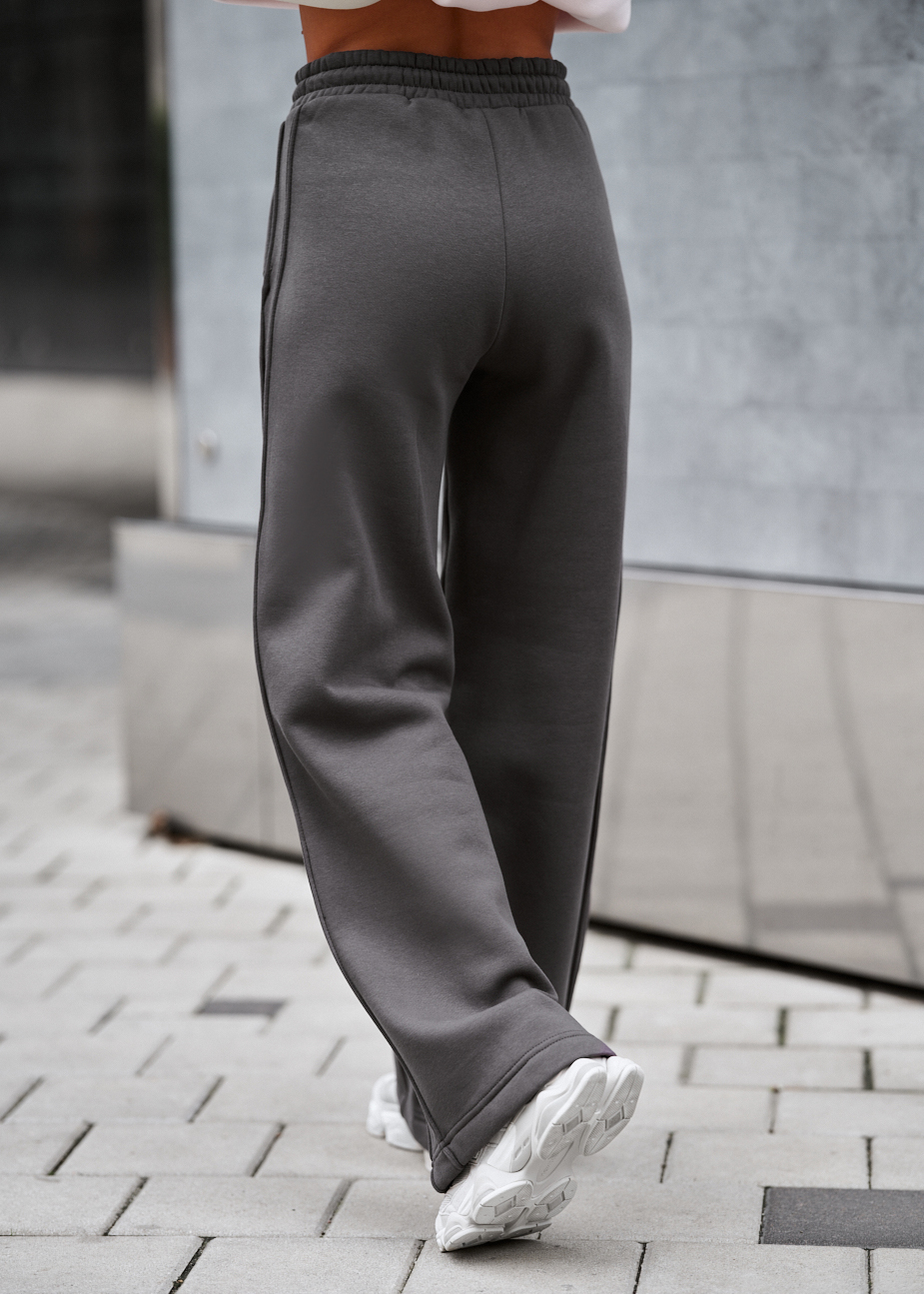 Pantaloni de damă Staff ril dark gray fleece