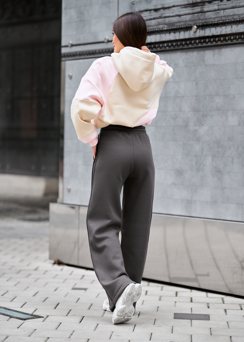 Pantaloni de damă Staff ril dark gray fleece