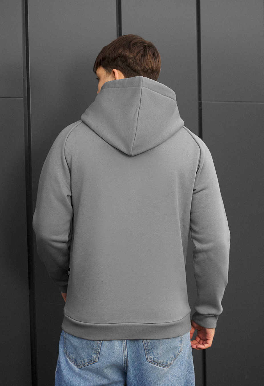 Hanorac Staff gray logo fleece