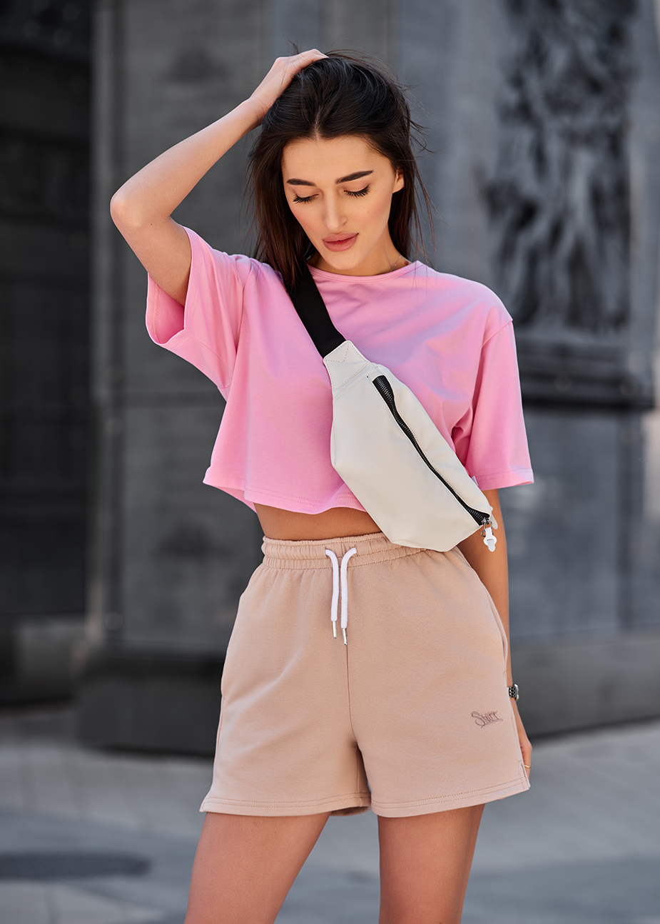 Geantă de centură Staff leather white