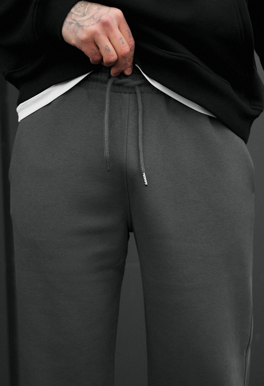 Pantaloni de trening Staff dji dark gray