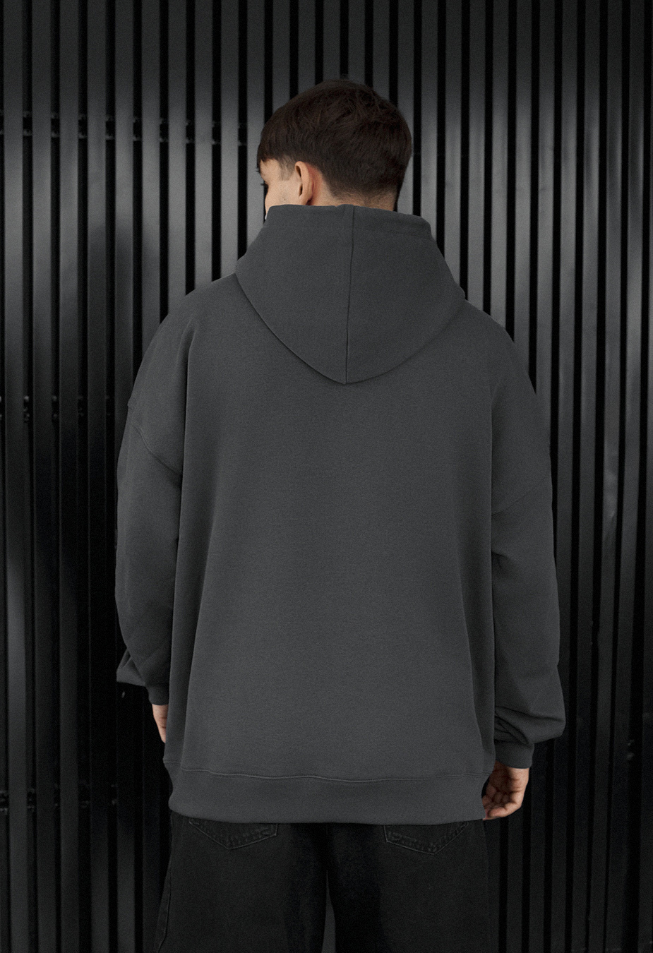 Hanorac Staff dark gray oversize