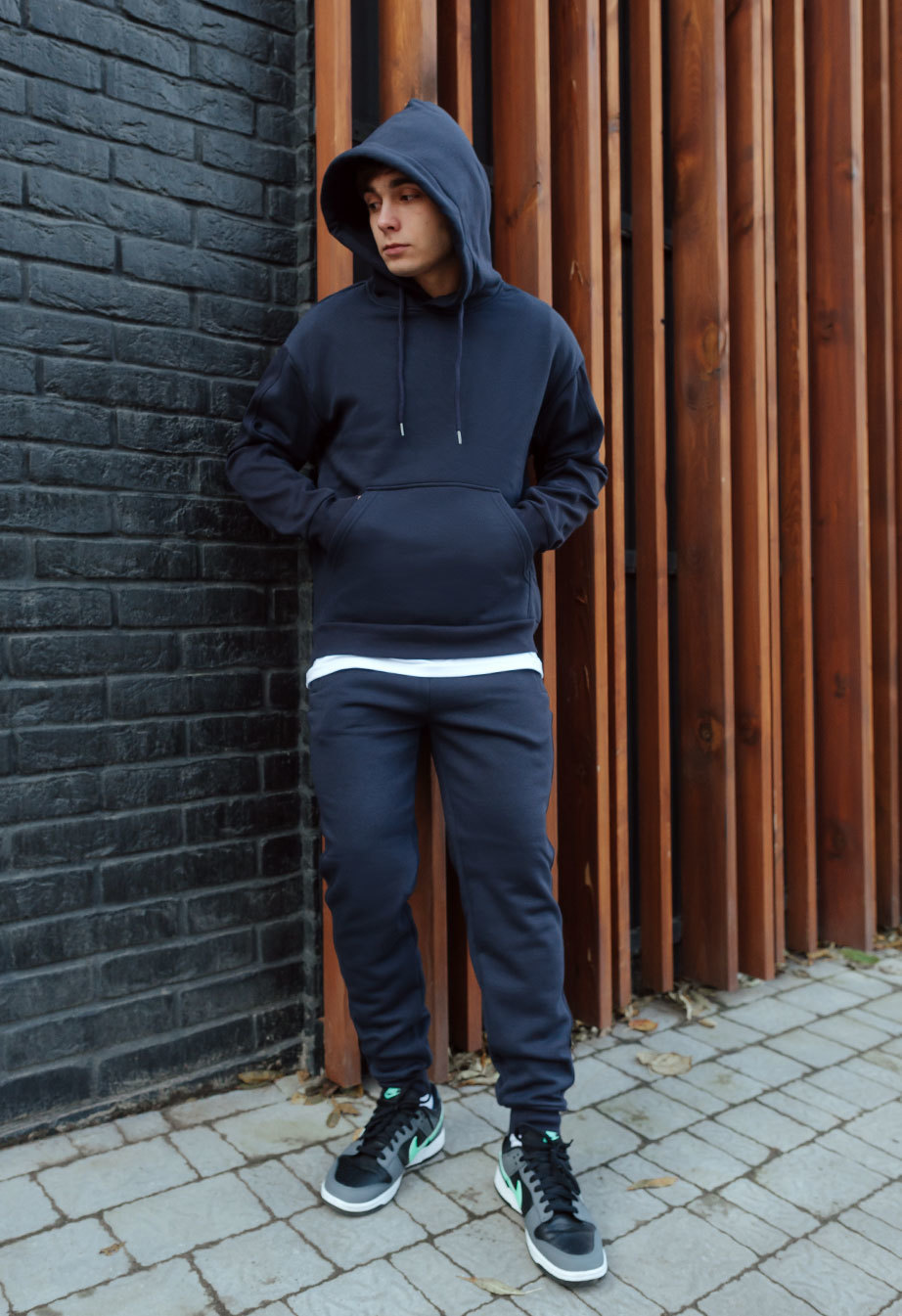 Costum de trening Staff cr navy oversize fleece
