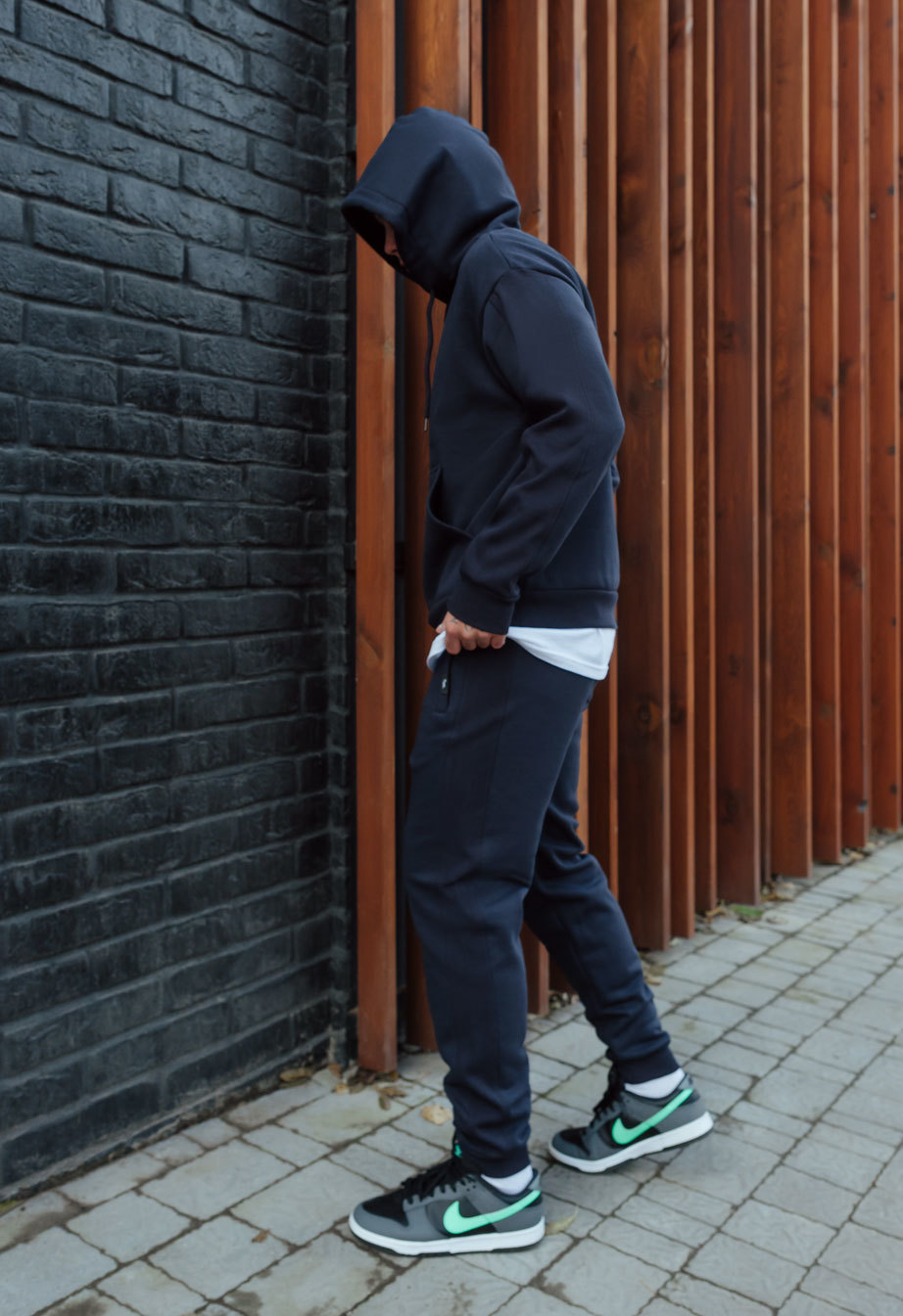 Costum de trening Staff cr navy oversize fleece