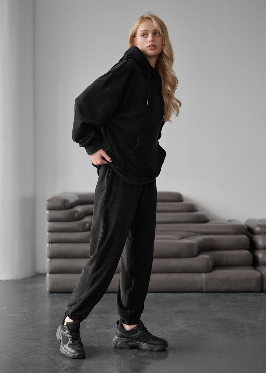 Trening de damă Staff nu black fleece oversize