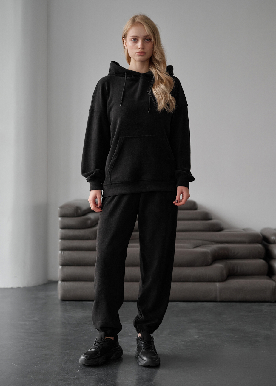 Trening de damă Staff nu black fleece oversize