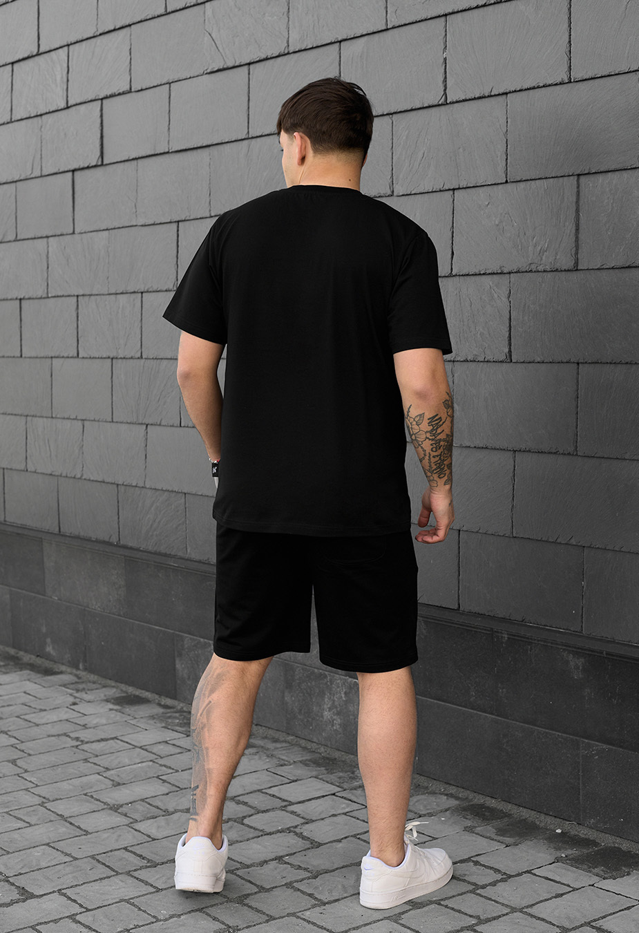 Set de vară tricou + pantaloni scurți Staff logo