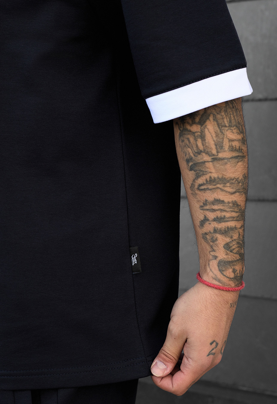 Set de vară tricou + pantaloni scurți Staff do navy oversize