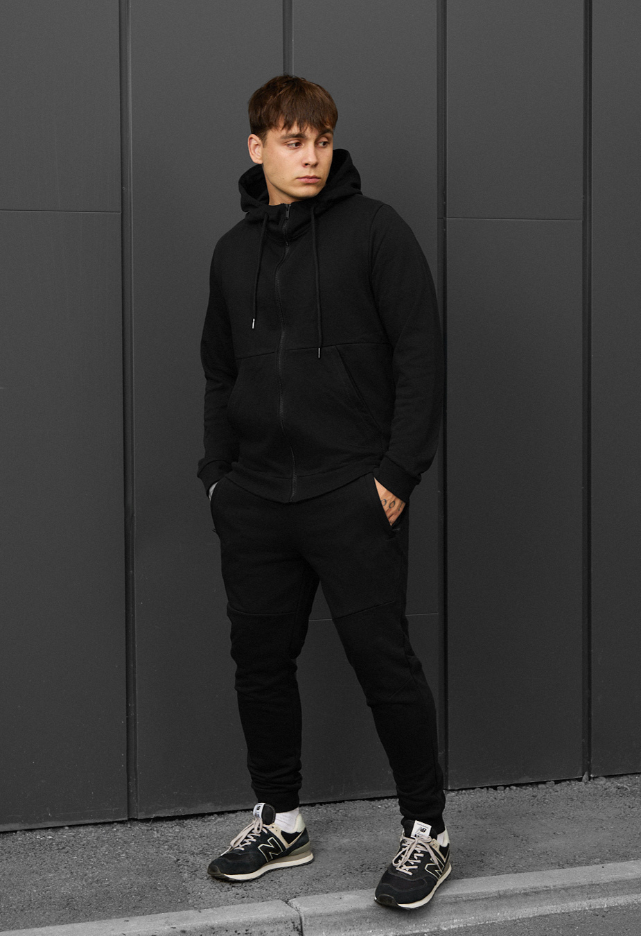 Costum de trening Staff wo zip black