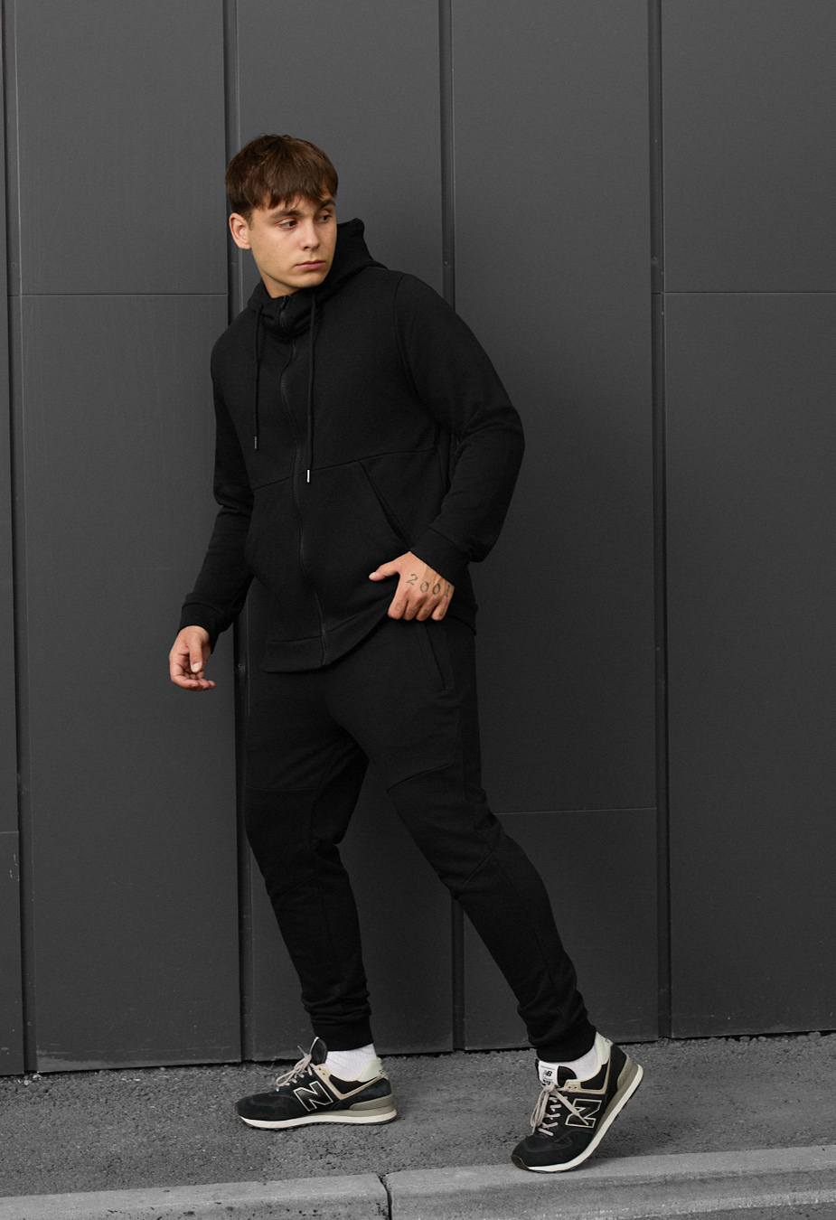 Costum de trening Staff wo zip black
