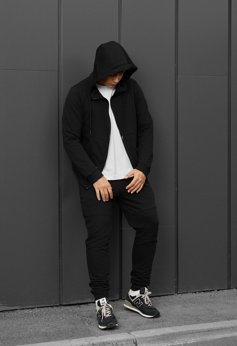 Costum de trening Staff wo zip black