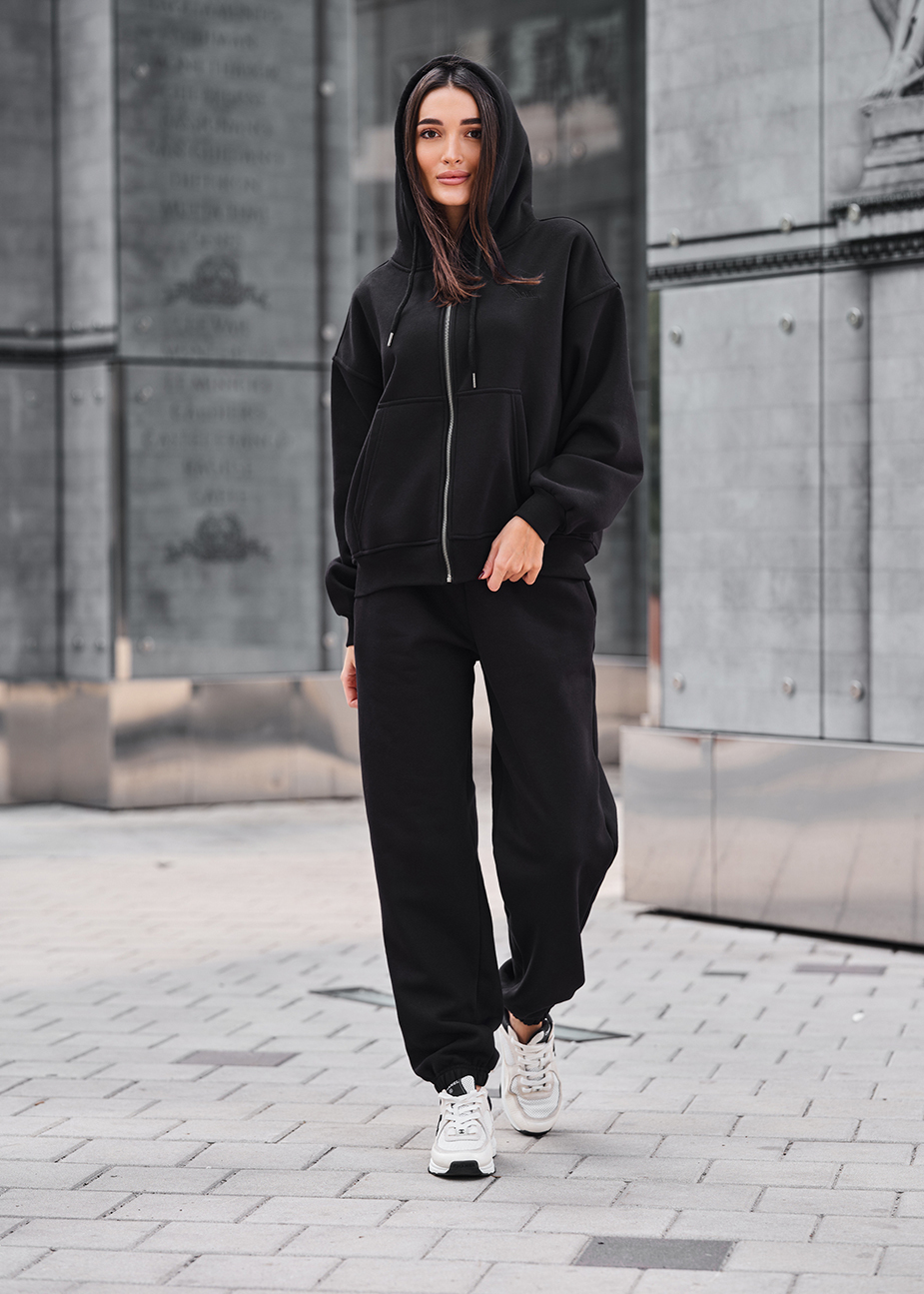 Costum de trening de damă Staff on black oversize fleece